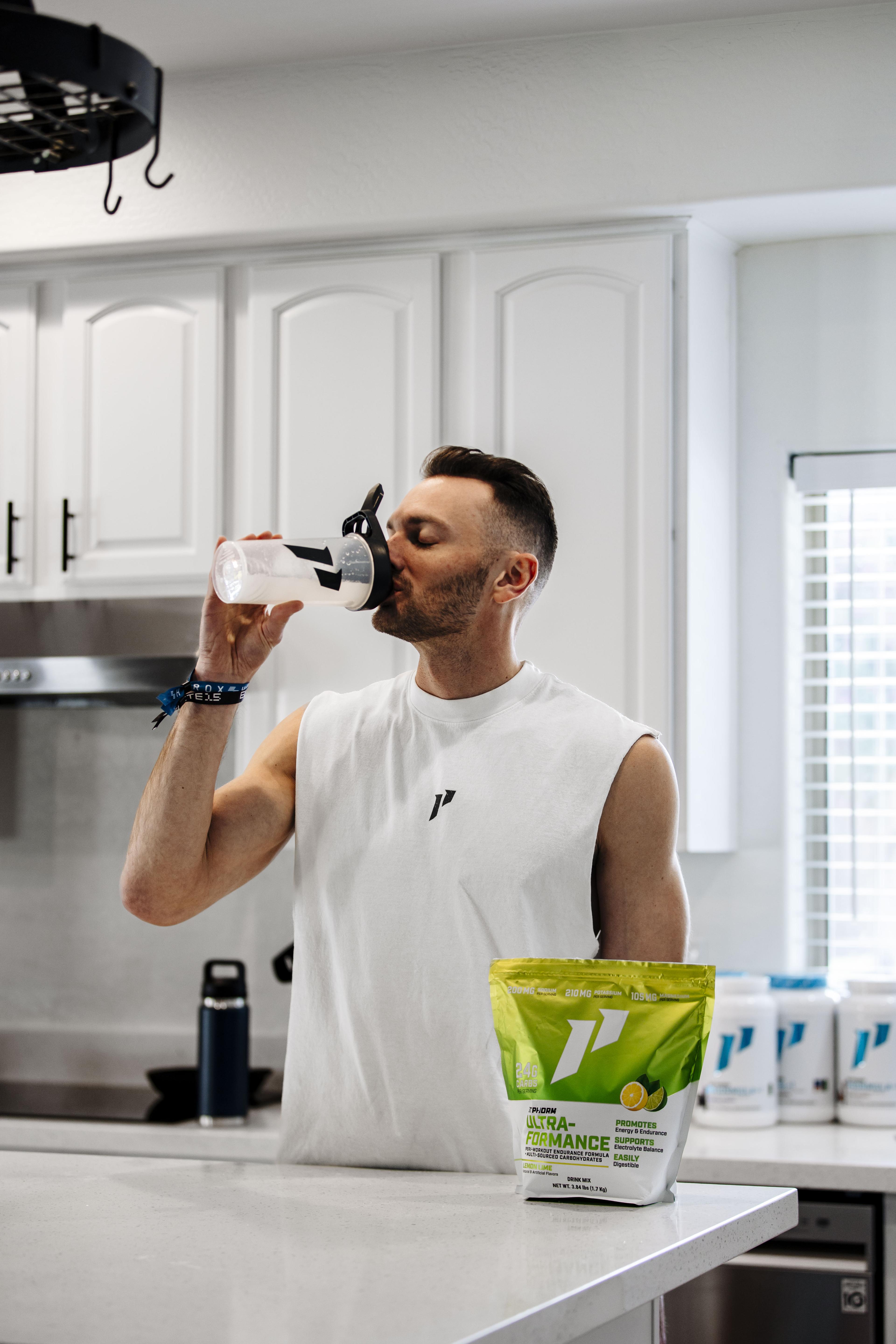 Ultra-Formance product highlighting 1st Phorm sponsorship